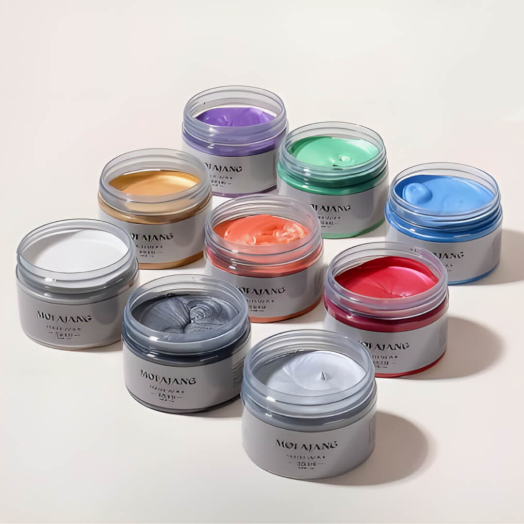 Cire capillaire colorante naturelle