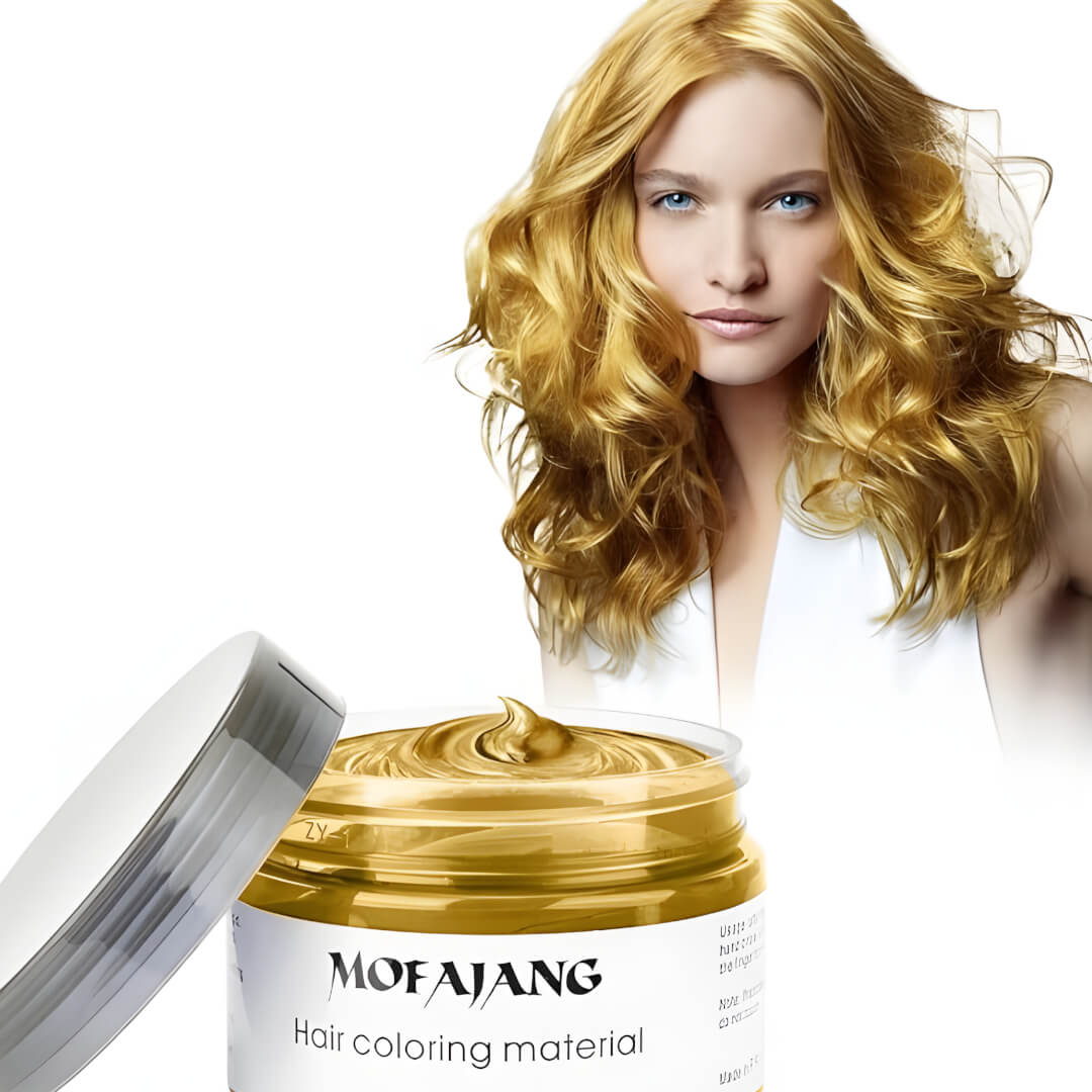 Cire capillaire colorante naturelle