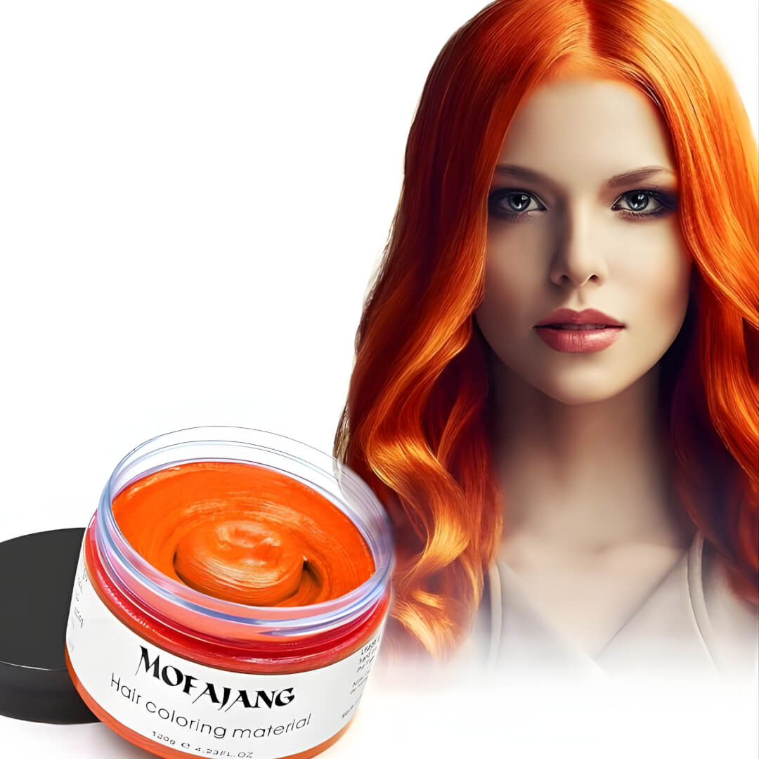 Cire capillaire colorante naturelle