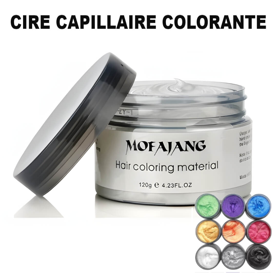 Cire capillaire colorante naturelle