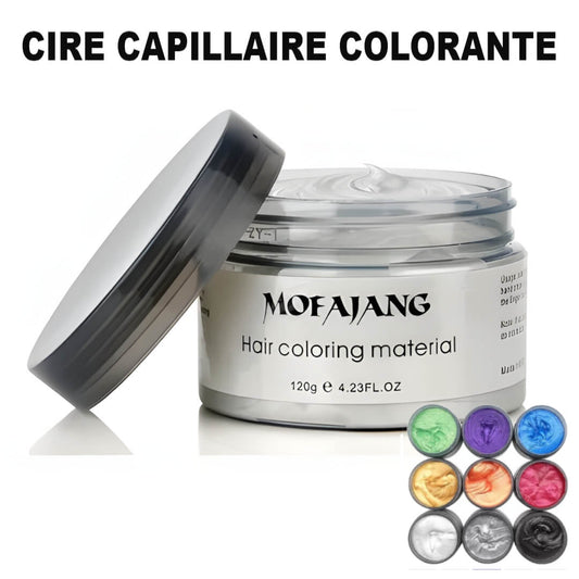 Cire capillaire colorante naturelle