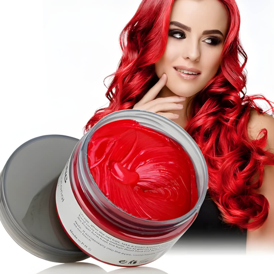 Cire capillaire colorante naturelle