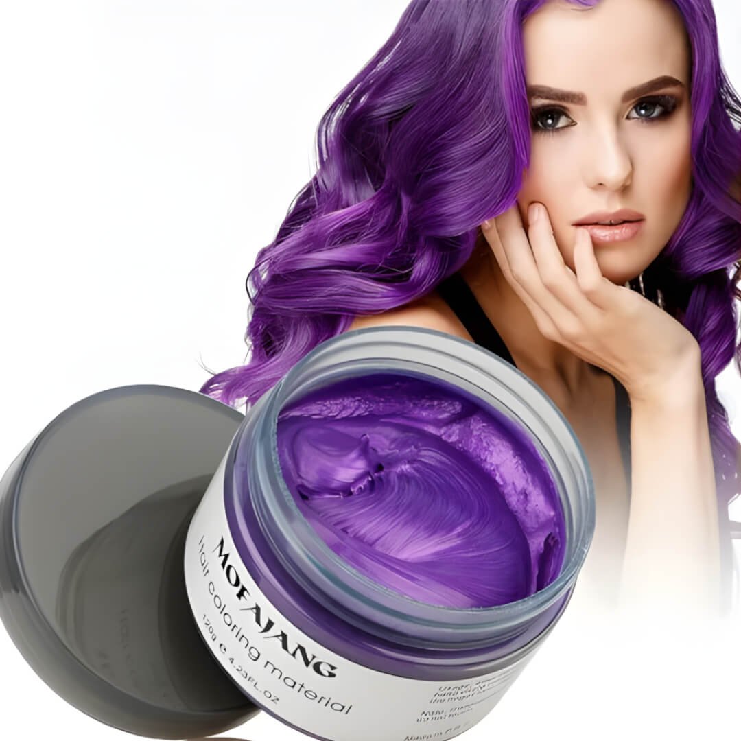 Cire capillaire colorante naturelle